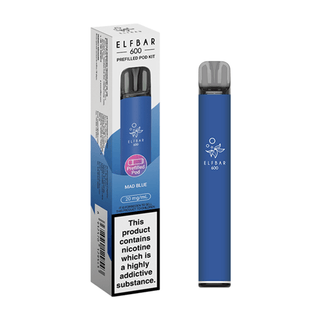 Mad Blue Elf Bar 600 Prefilled Pod Kit