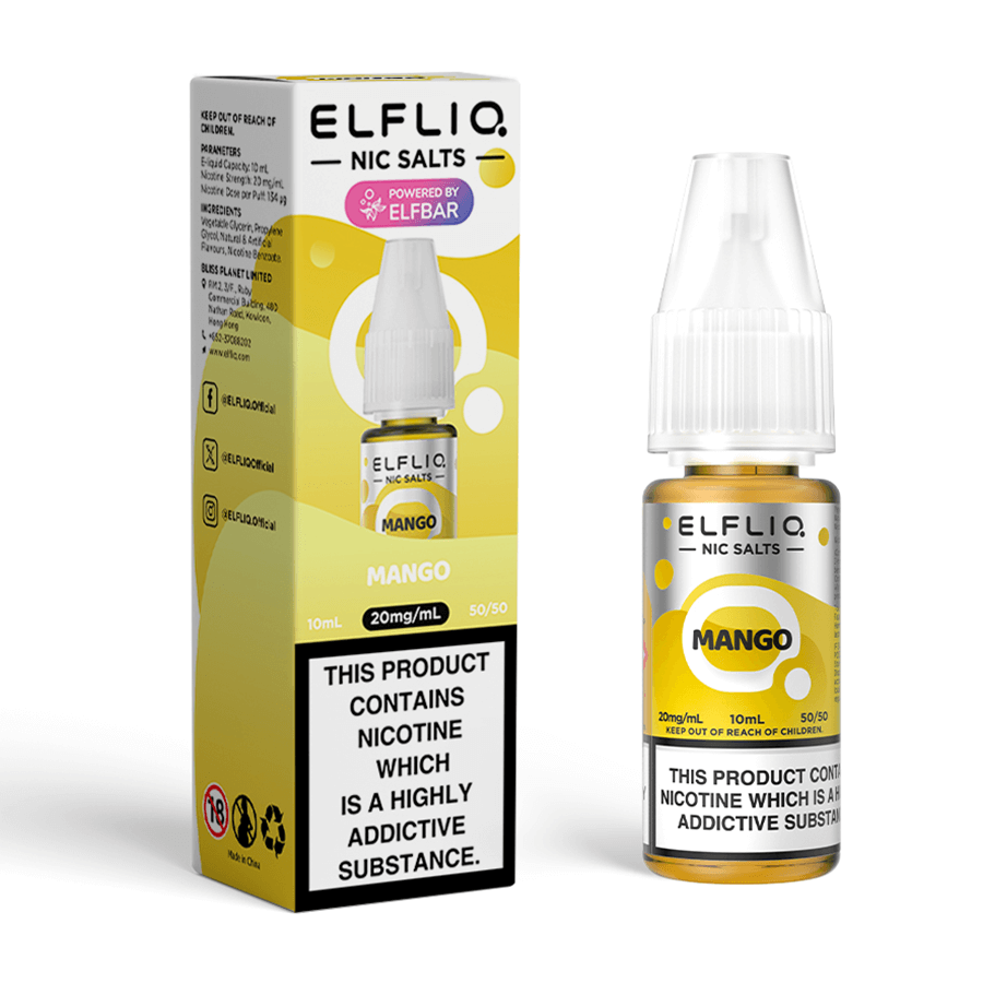 Mango Elfliq Vape Juice by Elf Bar - from 3 Tablites Mango Elfliq Vape Juice by Elf Bar - from 3 Tablites