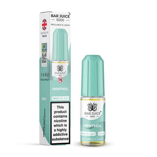 Menthol Bar Juice 5000 Nic Salt E-Liquid