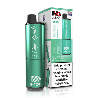 Menthol Edition IVG 2400 Rechargeable Kit