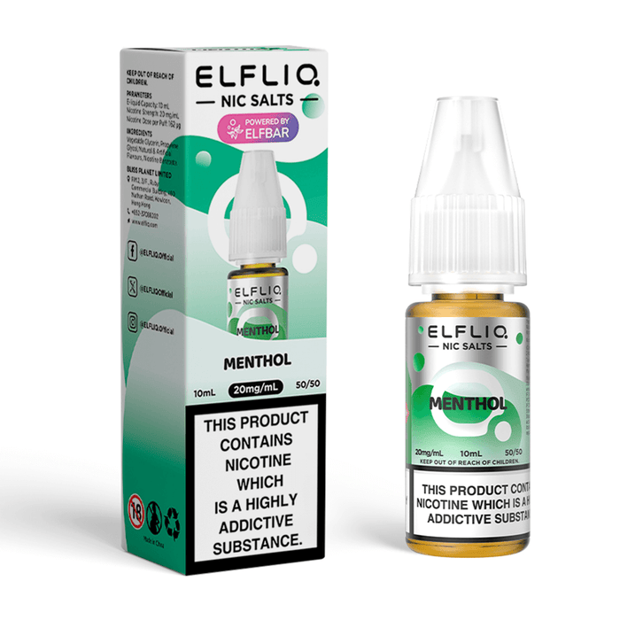 Menthol Elfliq Vape Juice by Elf Bar - 4895261100035 - TABlites