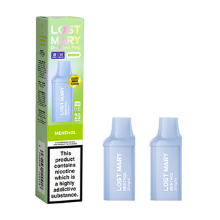 Menthol Lost Mary BM600 Prefilled Replacement Pod Refills