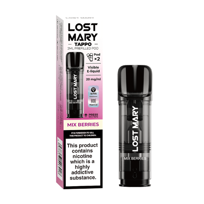 Mix Berries Tappo Pods by Lost Mary- 6937643546418 - TABlites
