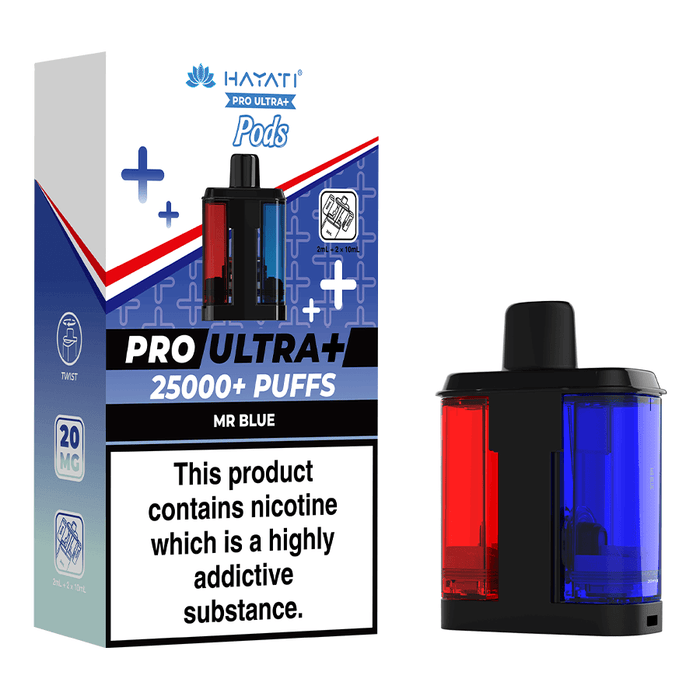 Mr Blue Hayati Pro Ultra Plus 25K Prefilled Pods