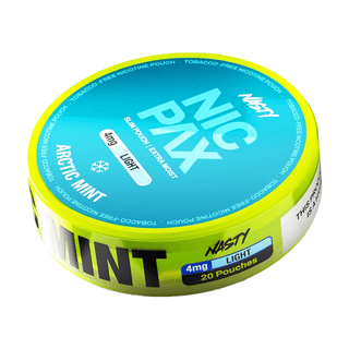 Nasty Nic Pax Nicotine Pouches - Arctic Mint