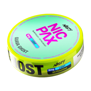 Nasty Nic Pax Nicotine Pouches - Guava Ghost