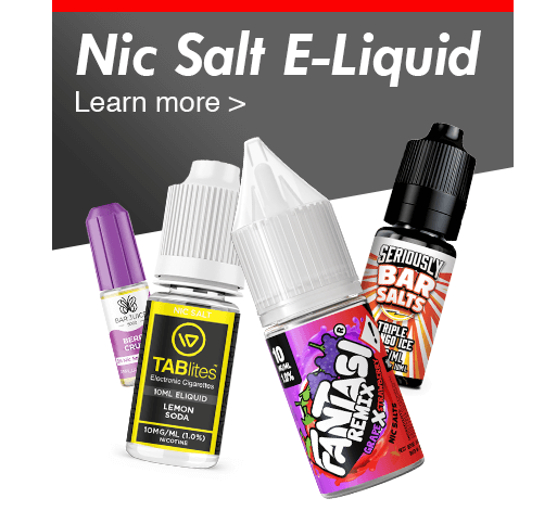 Nic Salt E-Liquid Banner