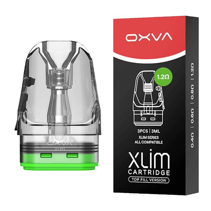 Oxva Xlim Top Fill Pod Cartridge - 3ml 1.2Ω 3 Pack
