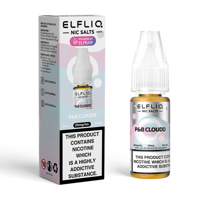 P&B Cloudd Elfliq Vape Juice by Elf Bar - 4895258300943 - TABlites