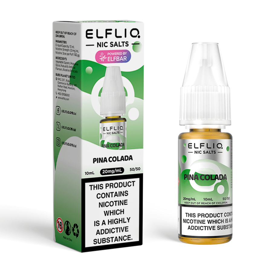 pina colada vape flavor Pina Colada Elfliq Vape Juice | Elf Bar
