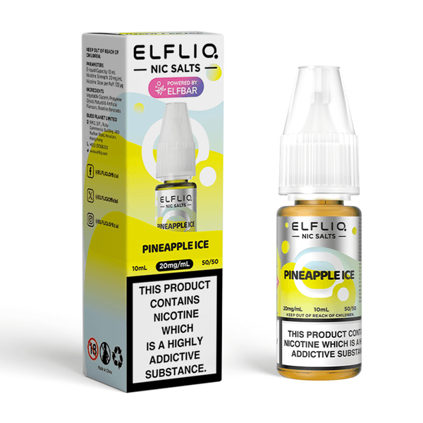 pineapple ice vape juice Pineapple Ice ElfLiq Nic Salt E-Liquid by Elf Bar – Tablites