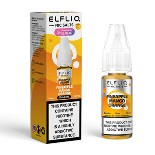 Pineapple Mango Orange Elfliq Nic Salt Vape Juice by Elf Bar