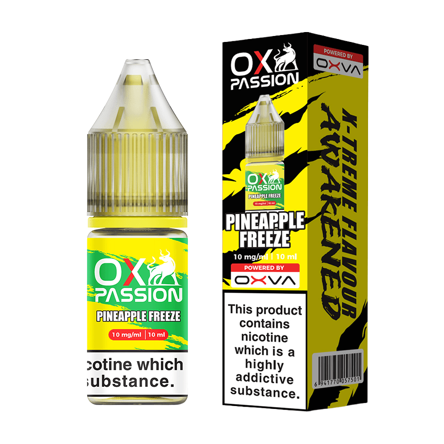 Pineapple Freeze OX Passion Nic Salt E-Liquid by OXVA