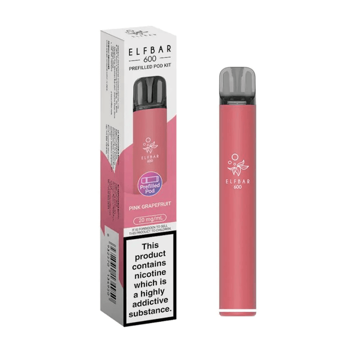 Pink Grapefruit Elfbar 600 Prefilled Pod Kit