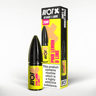 Pink Lemon & Lime Nic Salt E-Liquid By Riot X
