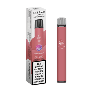 Pink Lemonade Elf Bar 600 Prefilled Pod Kit
