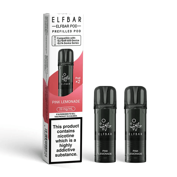 Pink Lemonade Elfbar 600 Prefilled Pods 20mg