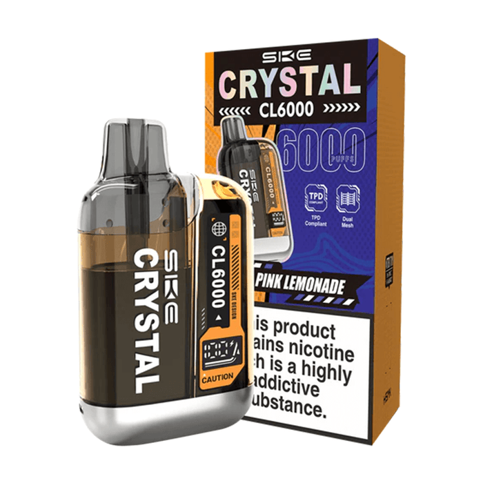 SKE Crystal CL6000 Big Puff Vape Kit - Pink Lemonade