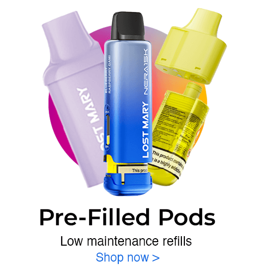 Prefilled Pods, Low Maintenance Refills
