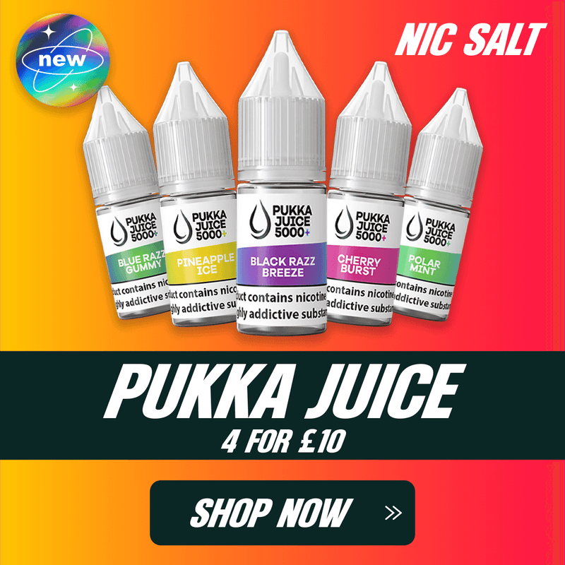 Pukka Juice - 4 for £10 - Nic Salt - Mobile Version