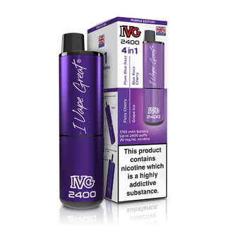 Purple Edition IVG 2400 Rechargeable Kit