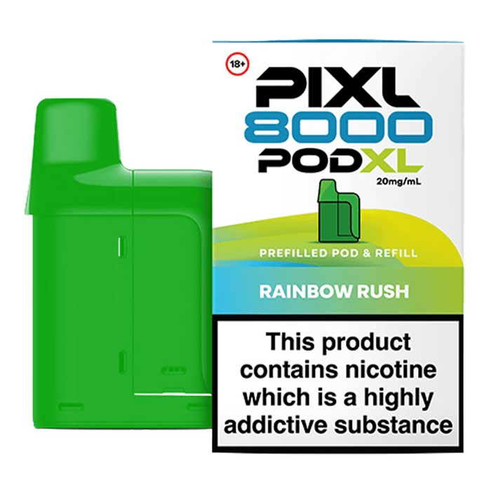 Rainbow Rush PIXL 8000 Replacement Prefilled Pods