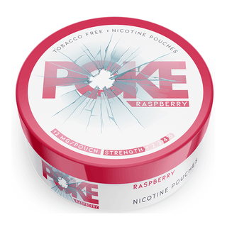 Raspberry Nicotine Pouches by Poke