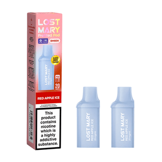 Red Apple Ice Lost Mary BM600 Prefilled Replacement Pod Refills
