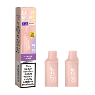 Sakura Grape Lost Mary BM600 Prefilled Replacement Pod Refills