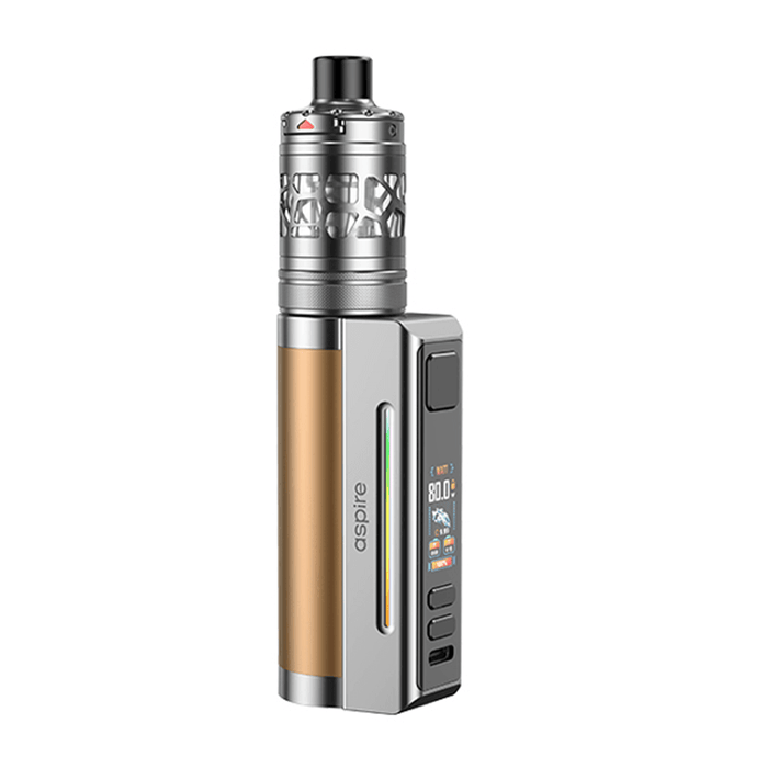 Aspire Zelos M80 Vape Kit Silver Gold