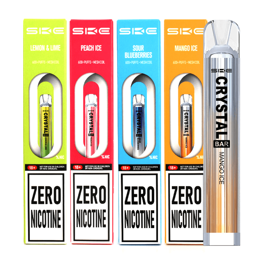 SKE Crystal Bar Disposable ZERO Nicotine - 6970925918879 - TABlites