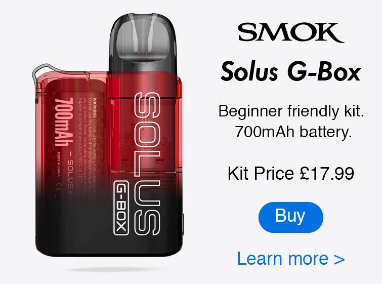 Smok Solus G Box vape device with sleek design and advanced features