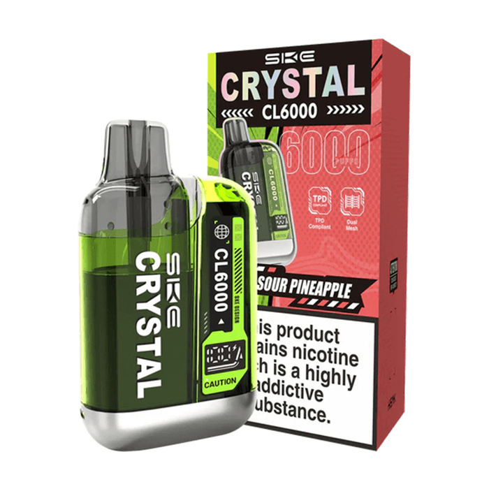SKE Crystal CL6000 Big Puff Vape Kit - Sour Pineapple