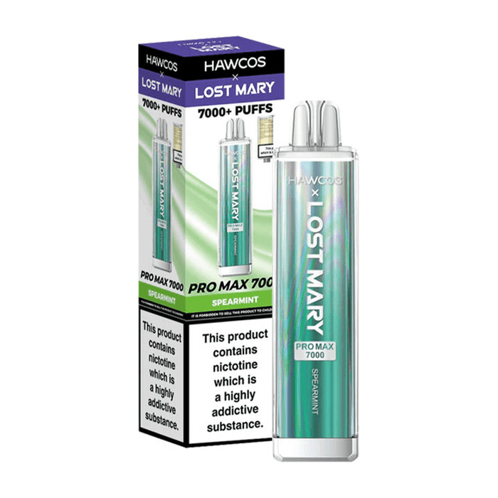 Spearmint Pro Max 7000 by Hawcos x Lost Mary