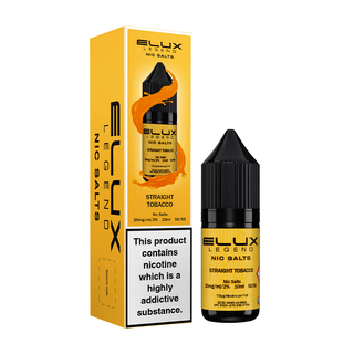 Straight Tobacco Elux Legend Nic Salt Vape Juice by Elux
