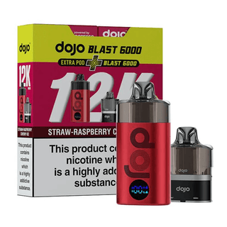 Vaporesso Dojo Blast 12K Bundle Straw Raspberry Cherry Ice
