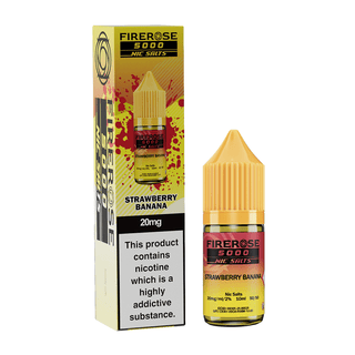 Strawberry Banana Firerose Nic Salt Vape Juice