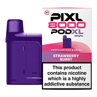 Strawberry Burst PIXL 8000 Replacement Prefilled Pods