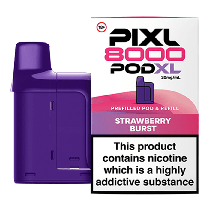 Strawberry Burst PIXL 8000 Replacement Prefilled Pods