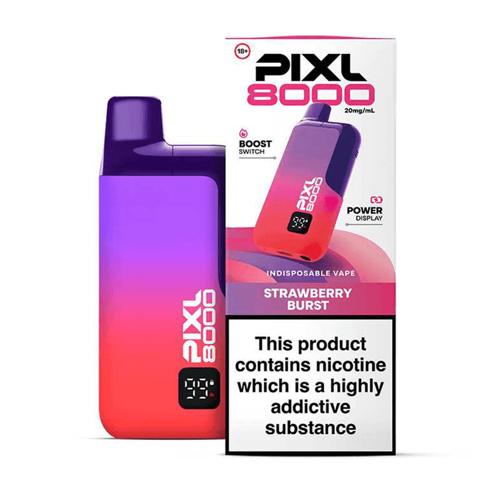 Strawberry Burst PIXL 8000 Vape Kit