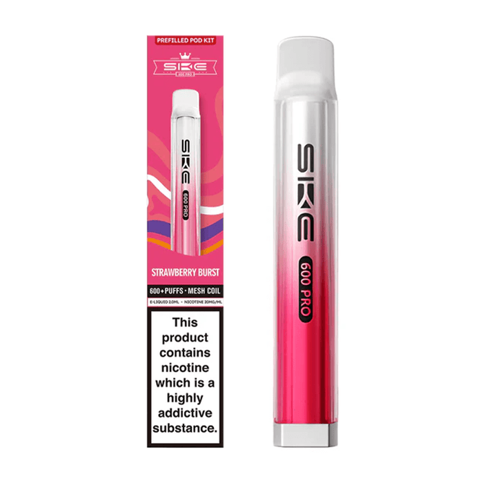 Strawberry Burst SKE 600 Pro Prefilled Pod Kit