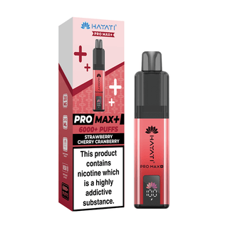 Strawberry Cherry Cranberry Hayati Pro Max+ 6000 Puff Vape Kit