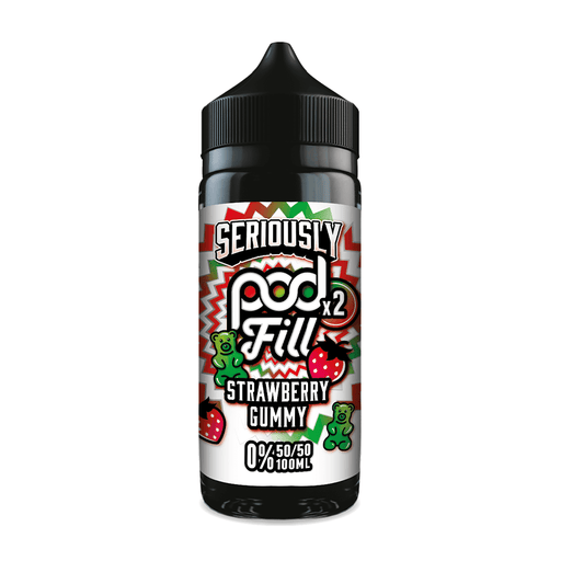 Strawberry Gummy Seriously Podfill X2 50:50 100ml by Doozy