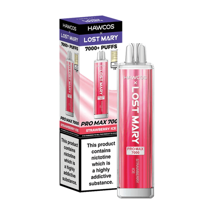 Strawberry Ice Pro Max 7000 by Hawcos x Lost Mary