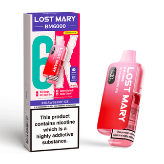 Strawberry Ice Lost Mary BM6000 Prefilled Pod Kit
