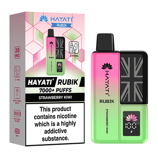 Strawberry Kiwi Hayati Rubik 7000 Puff Vape Kit