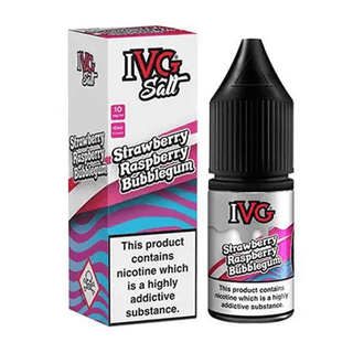Strawberry Raspberry Bubblegum Nic Salt E-Liquid by IVG