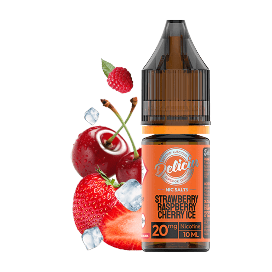 Strawberry Raspberry Cherry Ice Deliciu E-Liquid by Vaporesso — TABlites