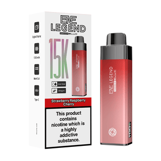 Strawberry Raspberry Cherry Elux ENE Legend 15K Prefilled Pod Kit