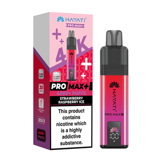 Strawberry Raspberry Ice Hayati Pro Max+ 4K Prefilled Pod Vape Kit